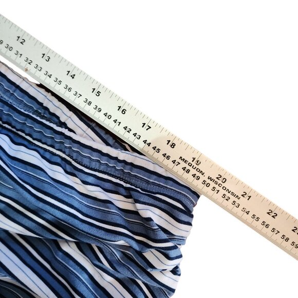 J for Justify Jumpsuit Women's Size 3X Striped Tube Top Wide Leg - Picture 5 of 12